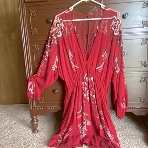 Free People embroidered Dress